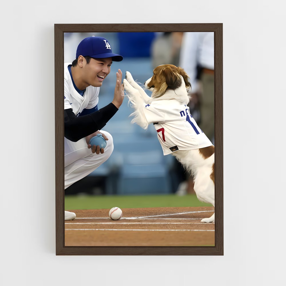 Poster Home Run Canin – affiche Baseball (vue 5)